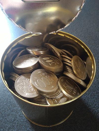 10万円貯まる貯金箱開封の儀