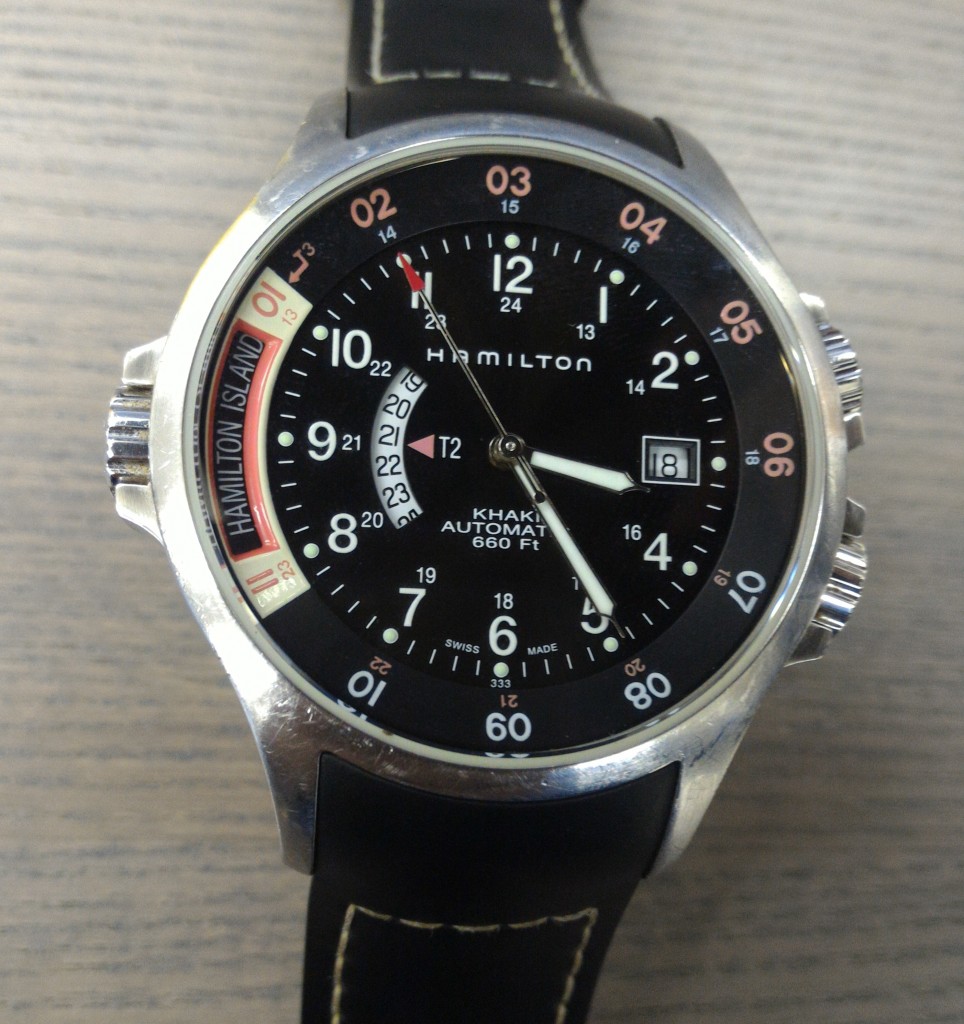 ハミルトン・カーキ・ネイビーGMT