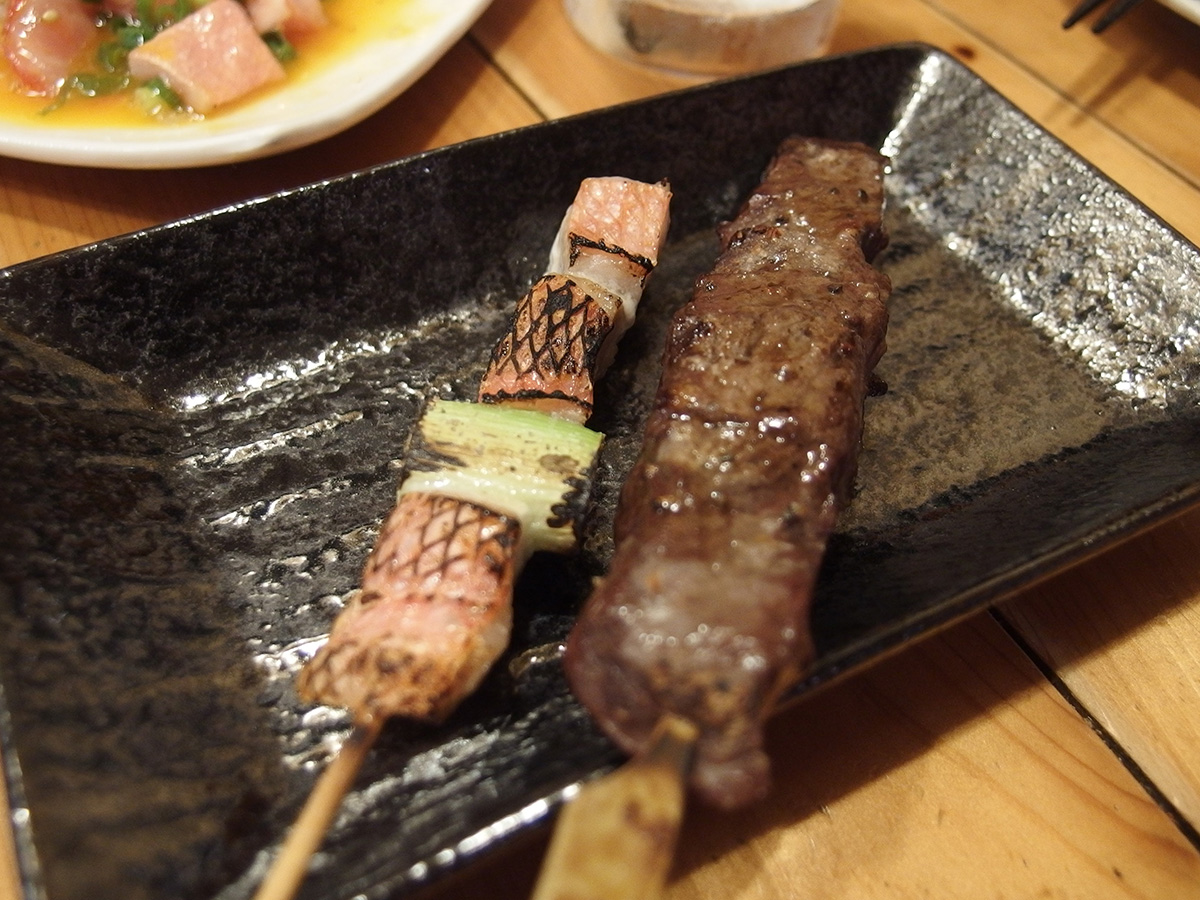 金目鯛の串焼き