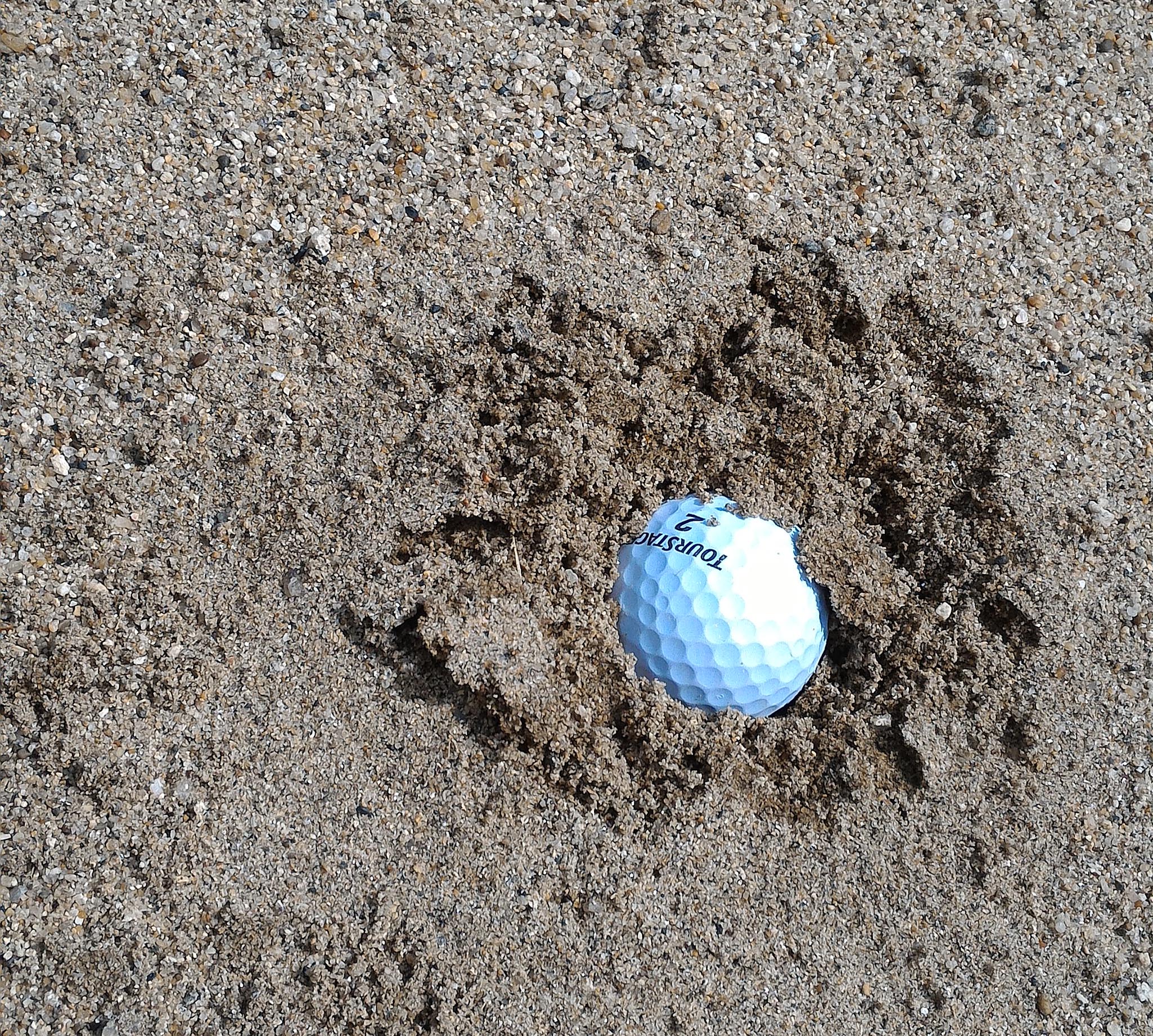 バンカーの目玉